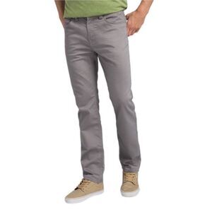 MENS SIZE 34 PRANA GRAY SKINNY JEANS SLIM FIT